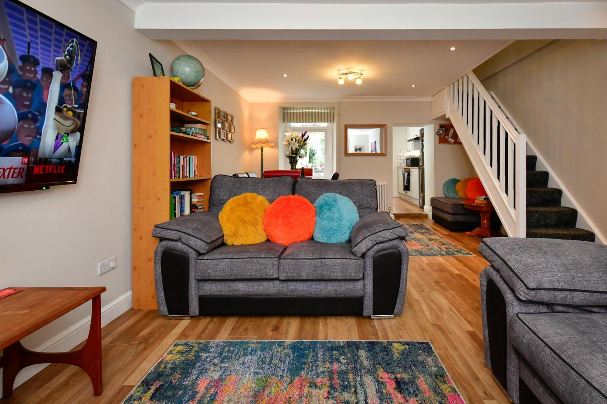 "Ideal Location" Superb Townhouse & Garden -5Min Walk To City, Beach, Marina - Quiet Popular Area Swansea Buitenkant foto